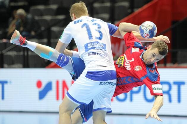 Split, 16 01 2018 - Spaladium Arena, 2018 Men s European Championship EM Europameisterschaft Preliminary Round, Group A. Serbia () - Iceland () 