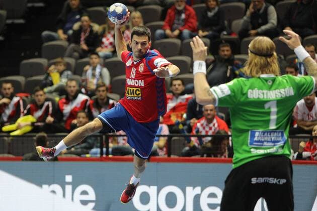 Split, 16 01 2018 - Spaladium Arena, 2018 Men s European Championship EM Europameisterschaft Preliminary Round, Group A. Serbia () - Iceland () 
