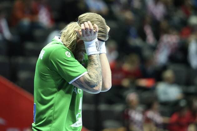 European Handball Championship, Group A, 3rd round, Serbia - Iceland 16.01.2018., Spaladium Arena, Split, Croatia - 2018 European Men s Handball Championship, Group A, 3rd round, Serbia - Iceland. Bjorgvin Pall Gustavsson.  IvoxCagalj PIXSELL