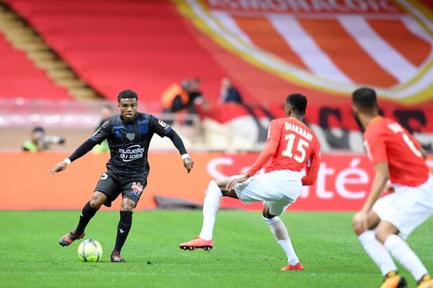 15 Patrick BURNER (nice) FOOTBALL : Monaco vs Nice - Ligue 1 Conforama - 16 01 2018 FEP Panoramic 