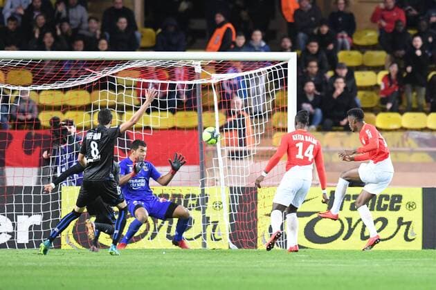 15 Adama DIAKHABY (mon) - BUT FOOTBALL : Monaco vs Nice - Ligue 1 Conforama - 16 01 2018 FEP Panoramic 