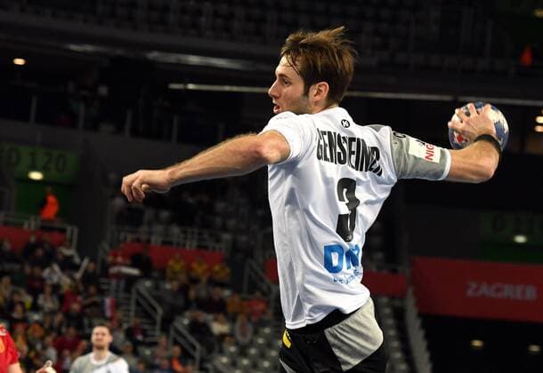 Zagreb, Kroatien, Zagreb Arena, 17.1.2018 Männer- Handball, Europa-Meisterschaft 2018 Deutschland vs. Mazedonien Uwe Gensheimer (Paris St. Germain HB FRA), Deutschland