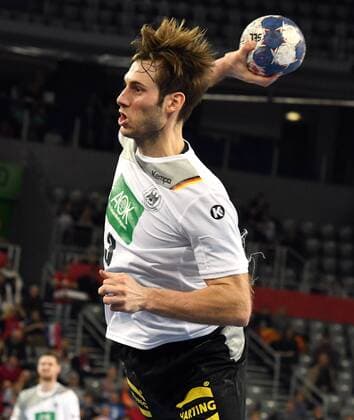 Zagreb, Kroatien, Zagreb Arena, 17.1.2018 Männer- Handball, Europa-Meisterschaft 2018 Deutschland vs. Mazedonien Uwe Gensheimer (Paris St. Germain HB FRA), Deutschland