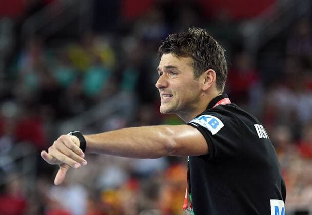 Zagreb, Kroatien, Zagreb Arena, 17.1.2018 Männer- Handball, Europa-Meisterschaft 2018 Deutschland vs. Mazedonien Bundestrainer Deutschland, Christian Prokop