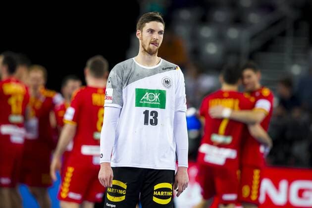 Bilder des Tages - SPORT Hendrik Pekeler (Nr. 13, Deutschland) nach dem Spiel. Deutschland - Mazedonien, Vorrunde, Handball, EHF Euro 2018, 17.01.18 Zagreb Zagreb Croatia Arena Copyright: xAgentur54Gradx xFelixxKoenigx