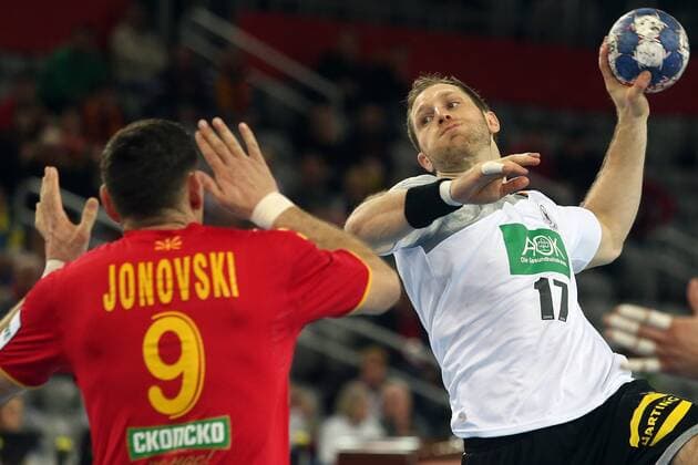 European Handball Championship, Group C, 3rd round, Germany - FYR Macedonia 17.01.2018., Arena Zagreb, Zagreb, Croatia - 2018 European Men s Handball Championship, Group C, 3rd round, Germany - FYR Macedonia. Steffen Weinhold  DaliborxUrukalovic PIXSELL