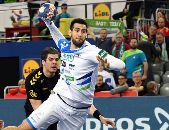 Zagreb, Kroatien, Zagreb Arena, 17.1.2018 Männer- Handball, Europa-Meisterschaft 2018 Montenegro vs. Slowenien Igor ZABIC, Slowenien