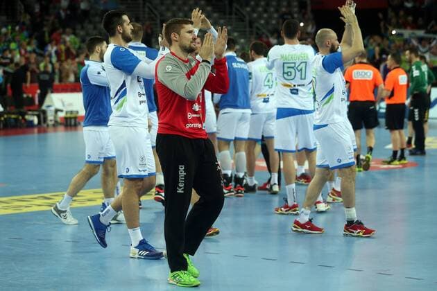 European Handball Championship, Group C, 3rd round, Montenegro - Slovenia 17.01.2018., Arena Zagreb, Zagreb, Croatia - 2018 European Men s Handball Championship, Group C, 3rd round, Montenegro - Slovenia.  DaliborxUrukalovic PIXSELL