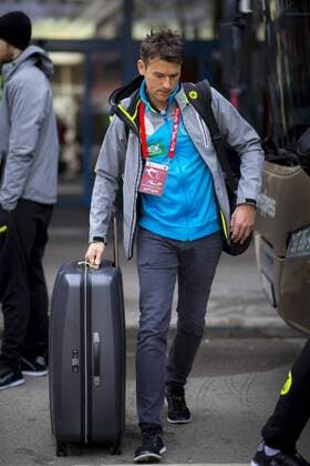 Trainer Christian Prokop bei der Abreise. Abreise der deutschen Nationalmannschaft nach Varazdin, Vorrunde, Handball, EHF Euro 2018, 18.01.18 Zagreb Zagreb Croatia Arena Copyright: xAgentur54Gradx xFelixxKoenigx