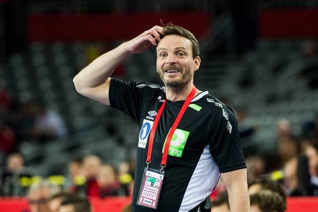 Handball, EM, Serbien - Norwegen 180118 Norges förbundskapten Christian Berge under handbollsmatchen mellan Serbien och Norge under Handbolls-EM 2018 den 18 januari 2018 i Zagreb. Copyright: LUDVIGxTHUNMAN BB180118LT068