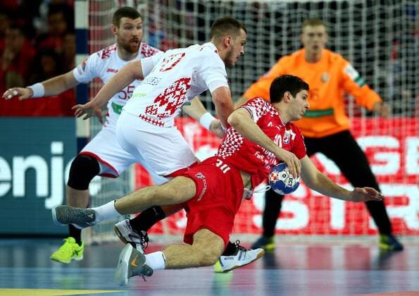 European Handball Championship, Group I, 1th round Croatia vs. Belarus 18.01.2018., Arena Zagreb, Zagreb, Croatia - 2018 European Men s Handball Championship, Group I, 1th round Croatia vs. Belarus. Marko Mamic.  IgorxKralj PIXSELL