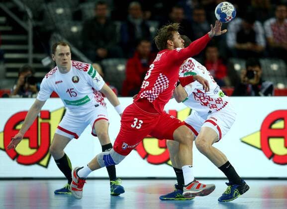 European Handball Championship, Group I, 1th round Croatia vs. Belarus 18.01.2018., Arena Zagreb, Zagreb, Croatia - 2018 European Men s Handball Championship, Group I, 1th round Croatia vs. Belarus. Luka Cindric.  IgorxKralj PIXSELL