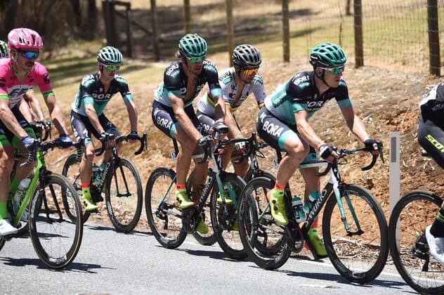 19-01-2018 Tour Down Under; Tappa 04 Noorwood - Uraidla; 2018, Bora - Hansgrohe; Bodnar, Maciej; Oss, Daniel; Sagan, Peter; 