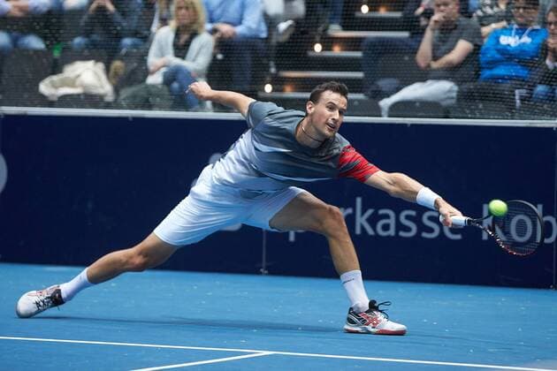 ATP Tennis Herren Challenger Koblenz Open, Achtelfinale, Kenny de Schepper (Frankreich) ATP Challenger Koblenz Open
