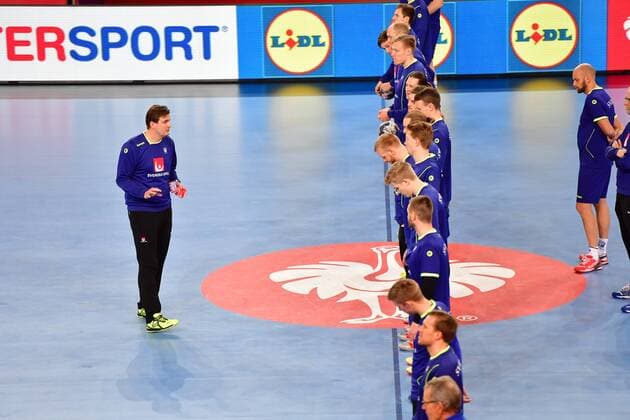 Handball WM, Training Schweden 180119 Sveriges assisterande förbundskapten Martin Boquist under en träning med Sveriges landslag i handboll under Handbolls-EM 2018 den 19 januari 2018 i Zagreb. Copyright: LUDVIGxTHUNMAN BB180119LT060