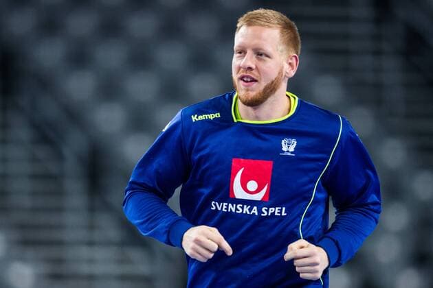 Handball WM, Training Schweden 180119 Sveriges Jim Gottfridsson under en träning med Sveriges landslag i handboll under Handbolls-EM 2018 den 19 januari 2018 i Zagreb. Copyright: LUDVIGxTHUNMAN BB180119LT075