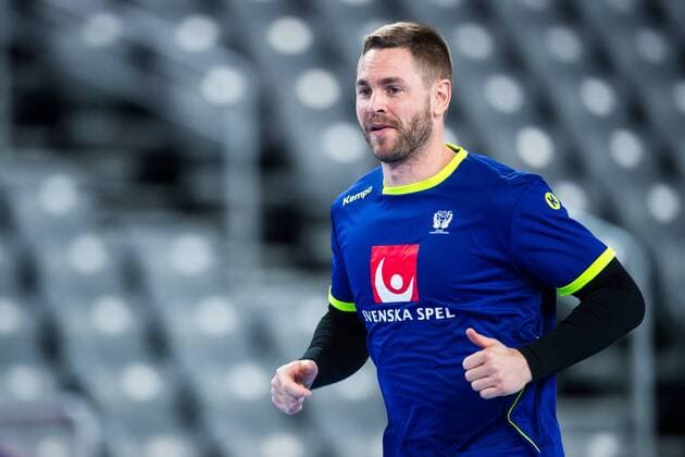 Handball WM, Training Schweden 180119 Sveriges malvakt Andreas Palicka under en träning med Sveriges landslag i handboll under Handbolls-EM 2018 den 19 januari 2018 i Zagreb. Copyright: LUDVIGxTHUNMAN BB180119LT077