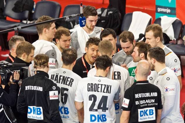 Handball Varazdin 19.01.2018 Europameisterschaft Herren Männer Euro Europameisterschaften Zwischenrunde Deutschland (GER) - Tschechien (CZE) Christian Prokop (Deutschland, Trainer)