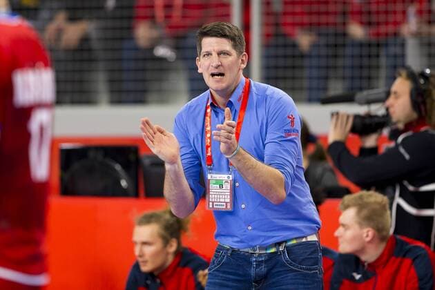 Trainer Daniel Kubes. Deutschland - Tschechien, Hauptrunde, Handball, EHF Euro 2018, 19.01.18 Varazdin Varazdin Croatia Arena Varazdin Copyright: xAgentur54Gradx xFelixxKoenigx
