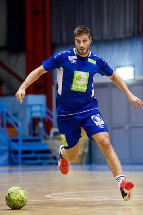 Handball WM, Training Norwegen 180119 Bjarte Myrhol under en träning med Norges landslag i handboll under Handbolls-EM 2018 den 19 januari 2018 i Zagreb. Copyright: LUDVIGxTHUNMAN BB180119LT161