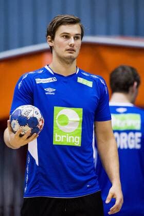 Handball WM, Training Norwegen 180119 Magnus R¿d under en träning med Norges landslag i handboll under Handbolls-EM 2018 den 19 januari 2018 i Zagreb. Copyright: LUDVIGxTHUNMAN BB180119LT166