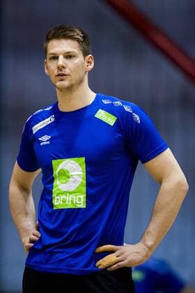 Handball WM, Training Norwegen 180119 Malvakt Torbj¿rn Bergerud under en träning med Norges landslag i handboll under Handbolls-EM 2018 den 19 januari 2018 i Zagreb. Copyright: LUDVIGxTHUNMAN BB180119LT168