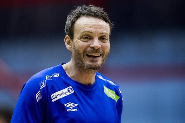 Handball WM, Training Norwegen 180119 förbundskapten Christian Berge under en träning med Norges landslag i handboll under Handbolls-EM 2018 den 19 januari 2018 i Zagreb. Copyright: LUDVIGxTHUNMAN BB180119LT169