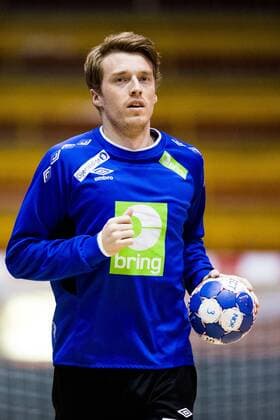 Handball WM, Training Norwegen 180119 Kristian Bj¿rnsen under en träning med Norges landslag i handboll under Handbolls-EM 2018 den 19 januari 2018 i Zagreb. Copyright: LUDVIGxTHUNMAN BB180119LT170