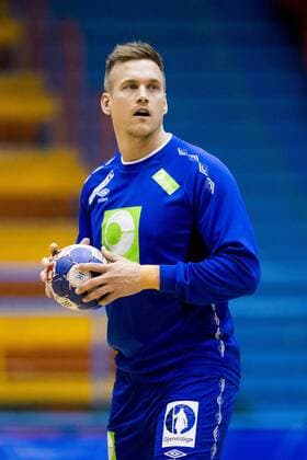 Handball WM, Training Norwegen 180119 Espen Lie Hansen under en träning med Norges landslag i handboll under Handbolls-EM 2018 den 19 januari 2018 i Zagreb. Copyright: LUDVIGxTHUNMAN BB180119LT174