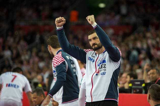 ALILOVIC Mirko (Croatia) HANDBALL : Croatie vs Norvege - Championnat d europe EHF - Zagreb - 20 01 2018 TheophileLaurent Panoramic 