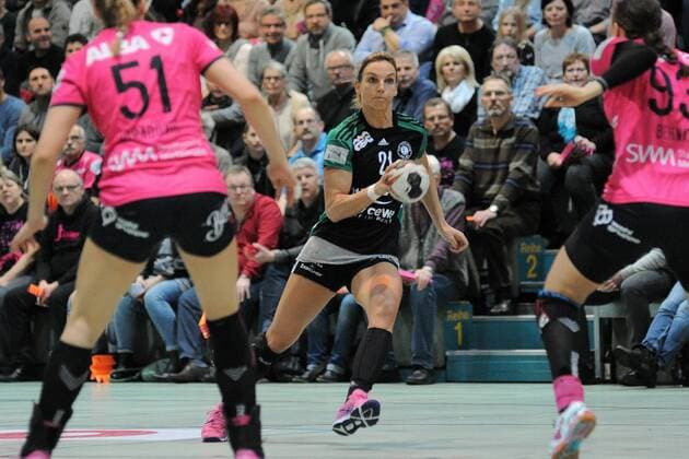 Angie Geschke (VfL Oldenburg 21) TusSies Metzingen,Handball,Ligaspiel,20.01.2018, Foto:TBaur Eibner Metzingen Copyright: xEIBNER Tobias_Baurx EP_TBR