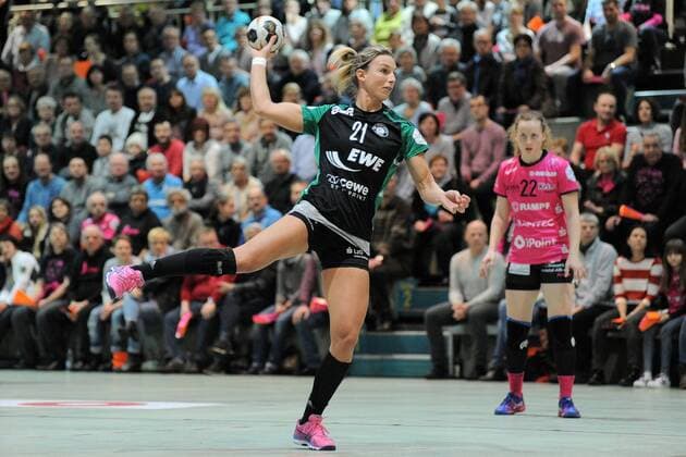 Angie Geschke (VfL Oldenburg 21) TusSies Metzingen,Handball,Ligaspiel,20.01.2018, Foto:TBaur Eibner Metzingen Copyright: xEIBNER Tobias_Baurx EP_TBR