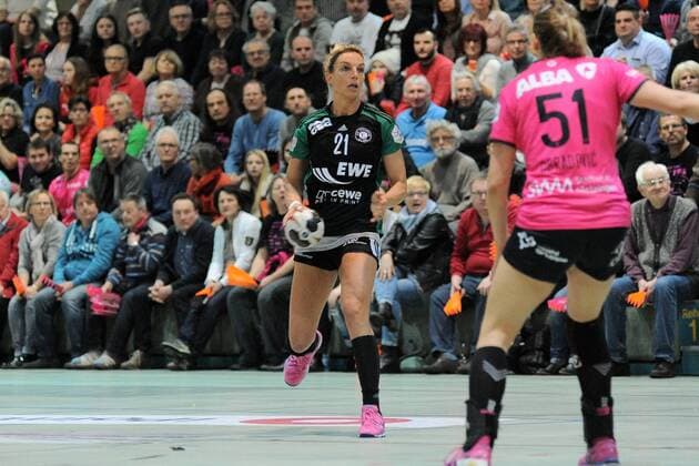 Angie Geschke (VfL Oldenburg 21) TusSies Metzingen,Handball,Ligaspiel,20.01.2018, Foto:TBaur Eibner Metzingen Copyright: xEIBNER Tobias_Baurx EP_TBR