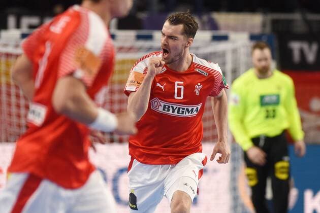 European Handball Championship, Group II, 4th round, Germany - Denmark 21.01.2018., Arena Varazdin, Varazdin, Croatia - 2018 European Men s Handball Championship, Group II, 4th round, Germany - Denmark. Casper Ulrich Mortensen.  VjeranxZganec-Rogulja PIXSELL