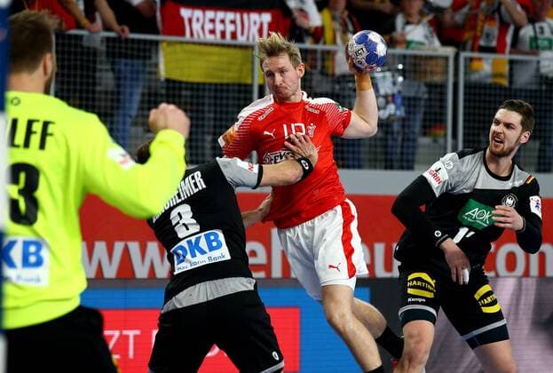 European Handball Championship, Group II, 4th round, Germany - Denmark 21.01.2018., Arena Varazdin, Varazdin, Croatia - 2018 European Men s Handball Championship, Group II, 4th round, Germany - Denmark. Peter Balling Christensen.  IgorxKralj PIXSELL