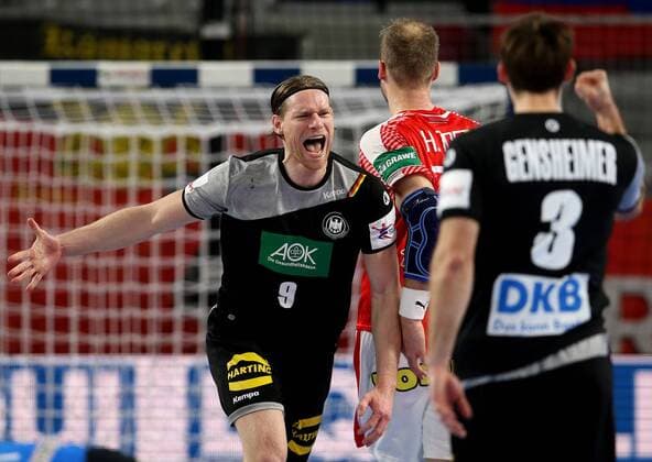 European Handball Championship, Group II, 4th round, Germany - Denmark 21.01.2018., Arena Varazdin, Varazdin, Croatia - 2018 European Men s Handball Championship, Group II, 4th round, Germany - Denmark. Tobias Reichmann.  IgorxKralj PIXSELL