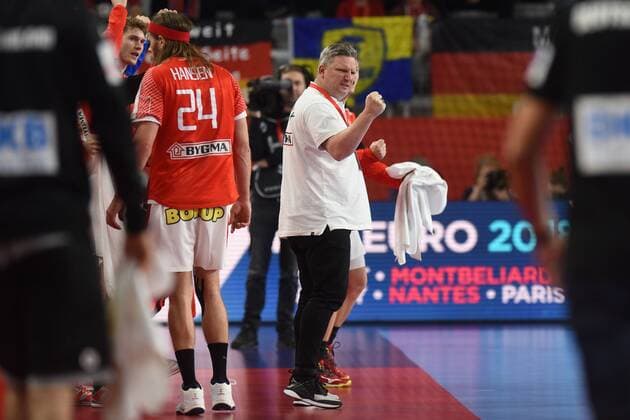 Handball, EM, Deutschland - Dänemark European Handball Championship, Group II, 4th round, Germany - Denmark 21.01.2018., Arena Varazdin, Varazdin, Croatia - 2018 European Men s Handball Championship, Group II, 4th round, Germany - Denmark. Nicolaj Jacobsen.  VjeranxZganec-Rogulja PIXSELL