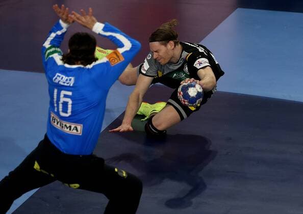 Handball, EM, Deutschland - Dänemark European Handball Championship, Group II, 4th round, Germany - Denmark 21.01.2018., Arena Varazdin, Varazdin, Croatia - 2018 European Men s Handball Championship, Group II, 4th round, Germany - Denmark. Tobias Reichmann  IgorxKralj PIXSELL