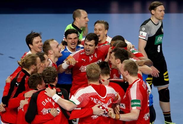 Handball, EM, Deutschland - Dänemark European Handball Championship, Group II, 4th round, Germany - Denmark 21.01.2018., Arena Varazdin, Varazdin, Croatia - 2018 European Men s Handball Championship, Group II, 4th round, Germany - Denmark.  IgorxKralj PIXSELL