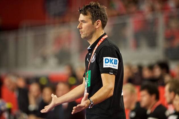 Handball Varazdin 21.01.2018 Europameisterschaft Herren Männer Euro Europameisterschaften Zwischenrunde Deutschland (GER) - Dänemark (DAN) Christian Prokop (Deutschland, Trainer)