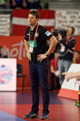 Handball Varazdin 21.01.2018 Europameisterschaft Herren Männer Euro Europameisterschaften Zwischenrunde Deutschland (GER) - Dänemark (DAN) Christian Prokop (Deutschland, Trainer)