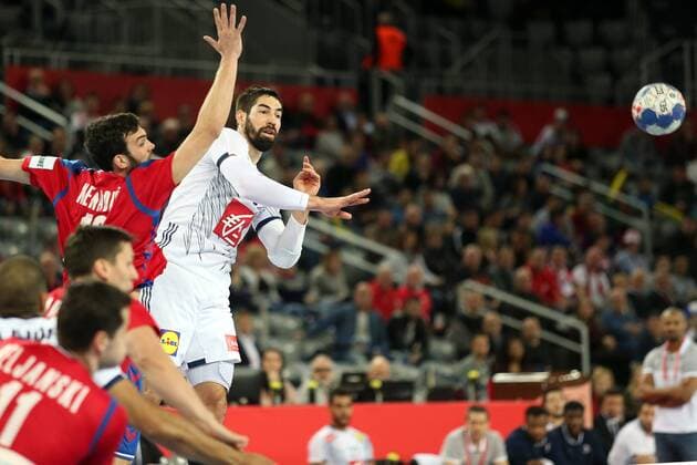 Handball, EM, Serbien - Frankreich European Handball Championship, Group I, 3rd round, Serbia - France 22.01.2018., Arena Zagreb, Zagreb, Croatia - 2018 European Men s Handball Championship, Group I, 3rd round, Serbia - France. Nikola Karabatic. DaliborxUrukalovic PIXSELL