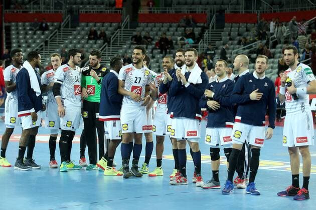 Handball, EM, Serbien - Frankreich European Handball Championship, Group I, 3rd round, Serbia - France 22.01.2018., Arena Zagreb, Zagreb, Croatia - 2018 European Men s Handball Championship, Group I, 3rd round, Serbia - France. GoranxStanzl PIXSELL