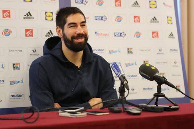 KARABATIC Nikola (France) HANDBALL : Conference De Presse Equipe De France - Zagreb - 23 01 2018 TheophileLaurent Panoramic 