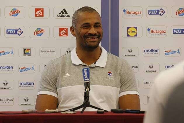 DINART Didier (France) HANDBALL : Conference De Presse Equipe De France - Zagreb - 23 01 2018 TheophileLaurent Panoramic 