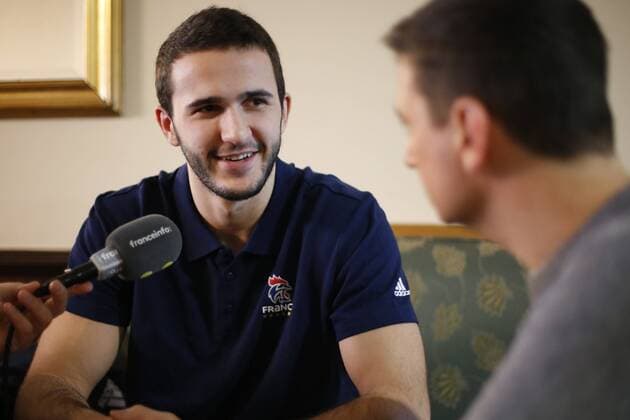 LAGARDE Romain (France) HANDBALL : Conference De Presse Equipe De France - Zagreb - 23 01 2018 TheophileLaurent Panoramic 