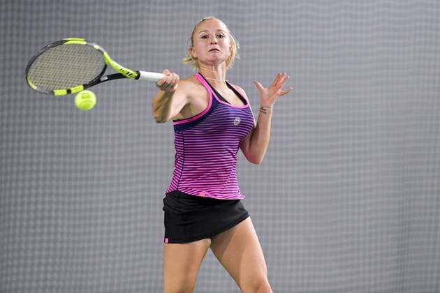 ITF 15.000 Dollar Internationale Wuerttembergische Hallenmeisterschaften 23. Januar 2018 Tennis, Internationale Wuerttembergische Hallenmeisterschaften, ITF Women s Circuit, 15000 Dollar, Damen, Lisa-Marie Maetschke (GER) FOTO: TOM BLOCH