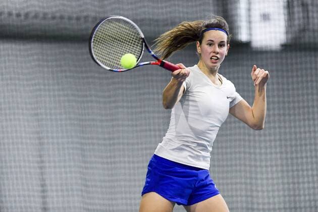 ITF 15.000 Dollar Internationale Wuerttembergische Hallenmeisterschaften 23. Januar 2018 Tennis, Internationale Wuerttembergische Hallenmeisterschaften, ITF Women s Circuit, 15000 Dollar, Damen, Aneta Kladivova (CZE) FOTO: TOM BLOCH