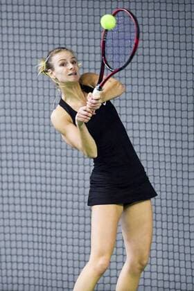 ITF 15.000 Dollar Internationale Wuerttembergische Hallenmeisterschaften 23. Januar 2018 Tennis, Internationale Wuerttembergische Hallenmeisterschaften, ITF Women s Circuit, 15000 Dollar, Damen, Paulina Czarnik (POL) FOTO: TOM BLOCH