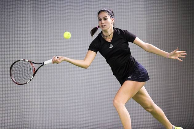 ITF 15.000 Dollar Internationale Wuerttembergische Hallenmeisterschaften 23. Januar 2018 Tennis, Internationale Wuerttembergische Hallenmeisterschaften, ITF Women s Circuit, 15000 Dollar, Damen, Isabella Shinikova (BUL) FOTO: TOM BLOCH